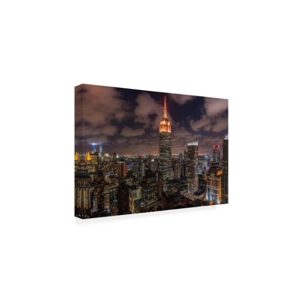 Bruce Getty 'Orange 9-11' Canvas Art,30x47